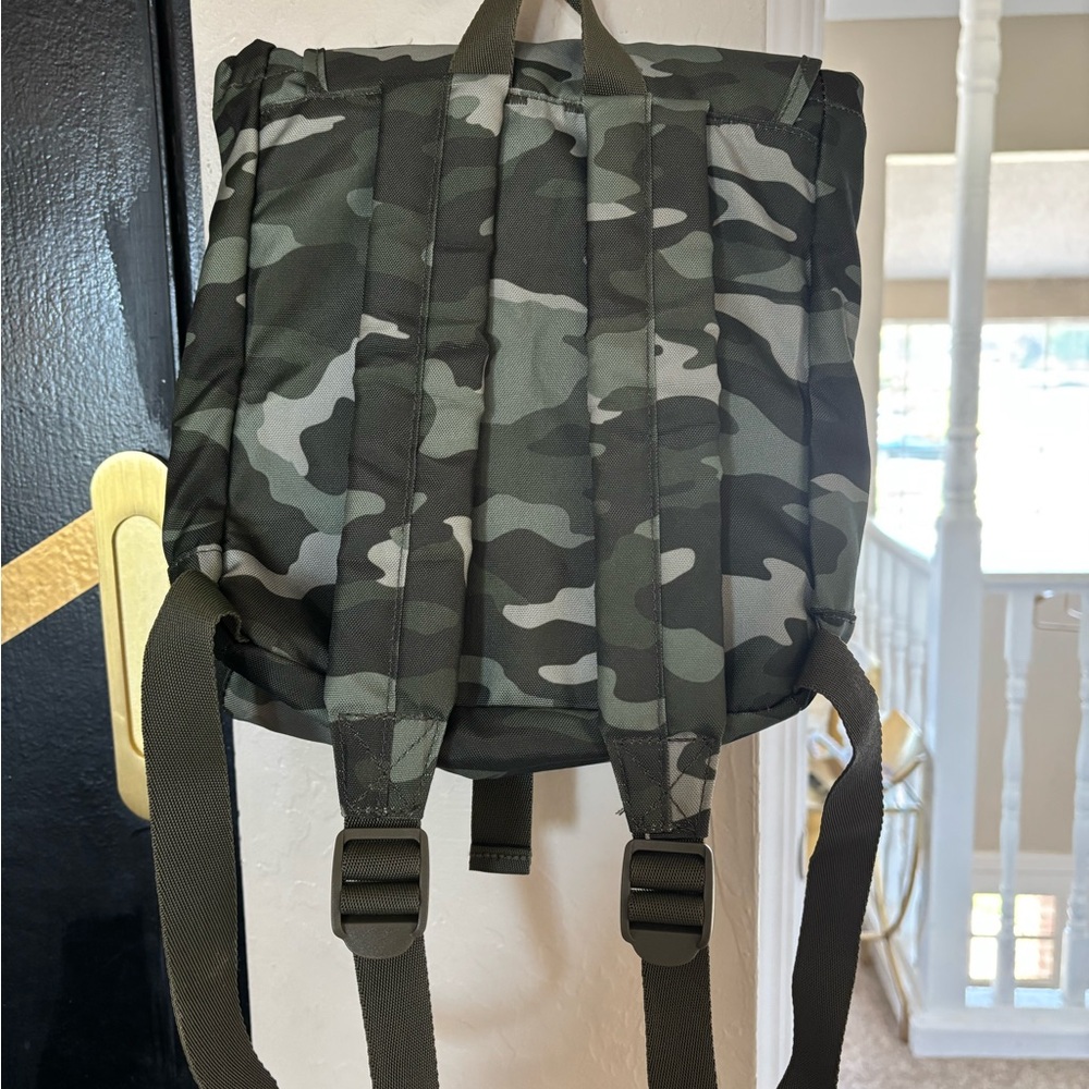 (PINK Victoria's Secret) Green Backpack Sleek and Modern Design - Picture 10 of 10